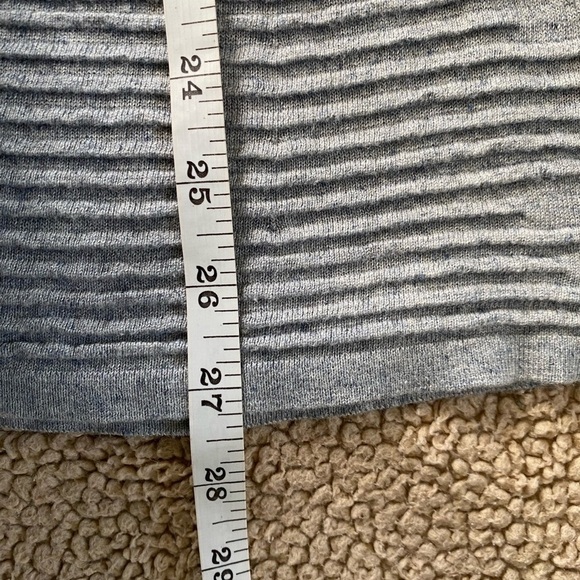 Eileen Fisher Ribbed Waterfall Long Sleeves open Cardigan, Size: Medium - Picture 5 of 10